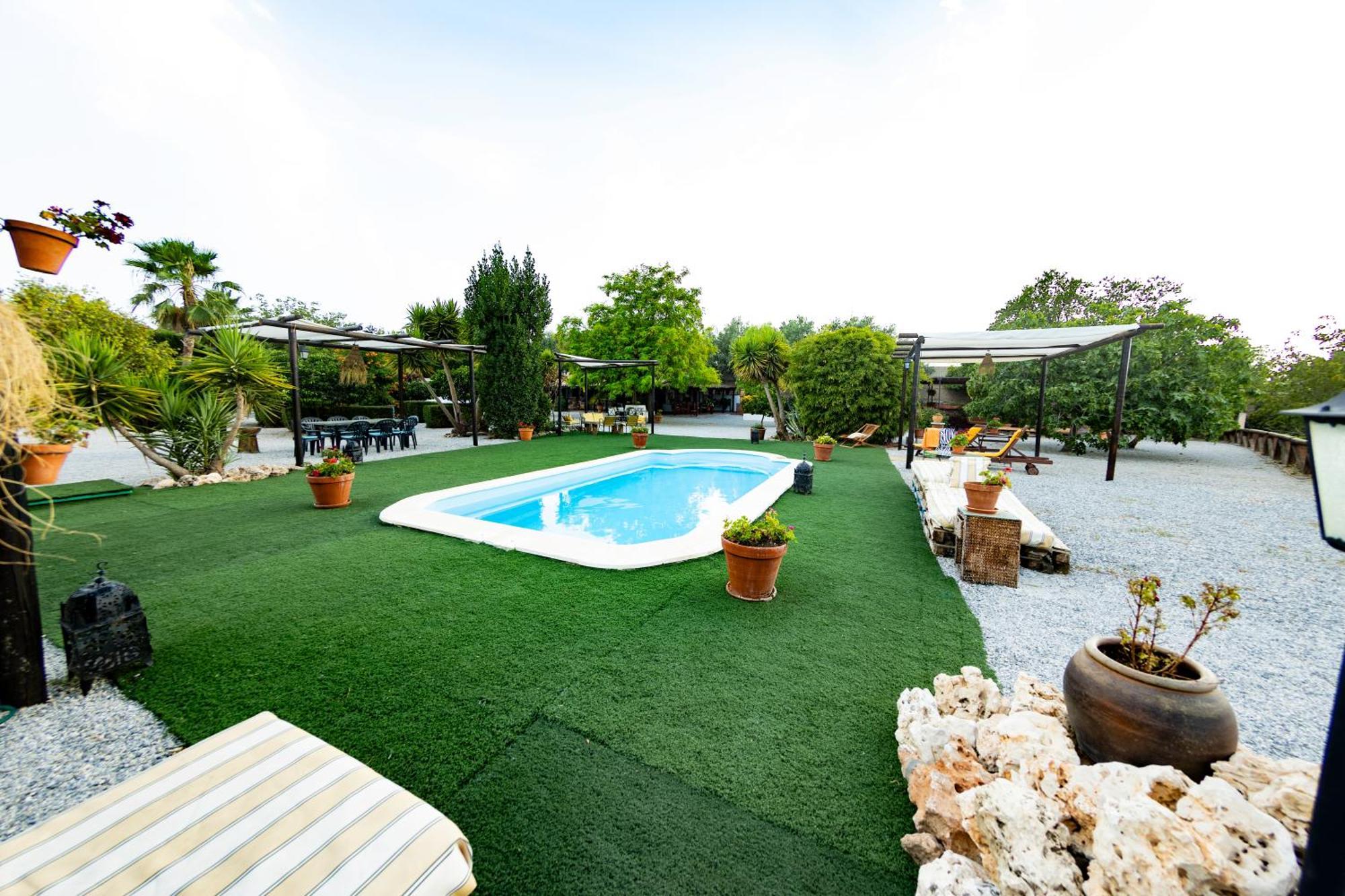 LA CUADRA, Finca privada a los pies de Sierra Nevada, a 10 minutos del centro, Jardín, Barbacoa La Zubia (Granada) Exterior foto